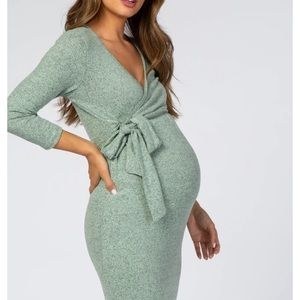 Pinkblush Maternity Wrap Dress NWT